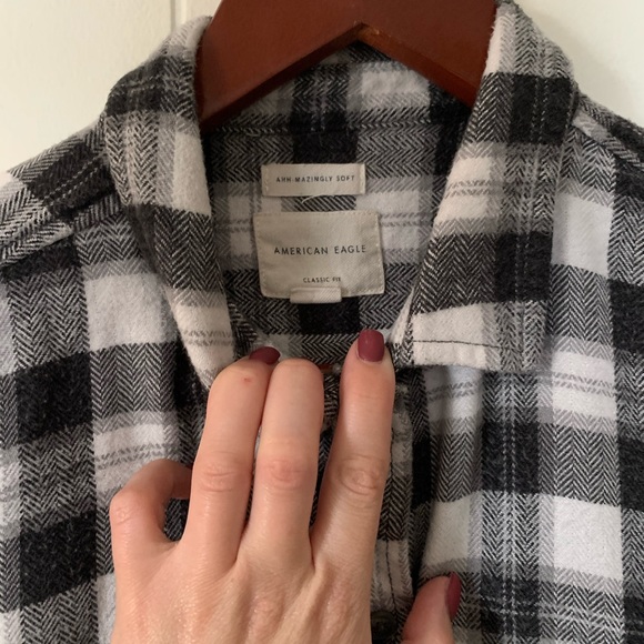 Checkered flannel top - Picture 2 of 3